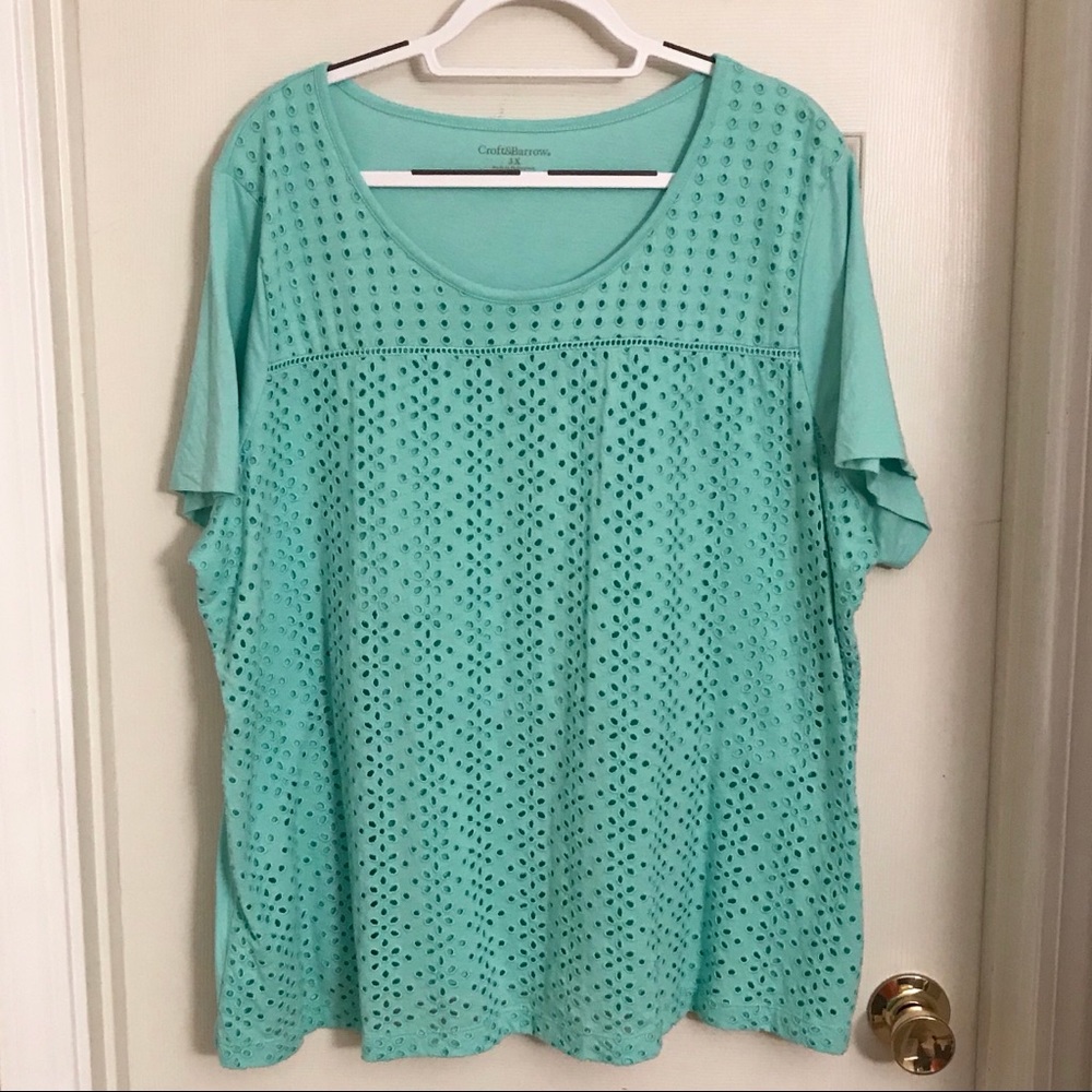 Croft and Borrow Lace Front Shirt